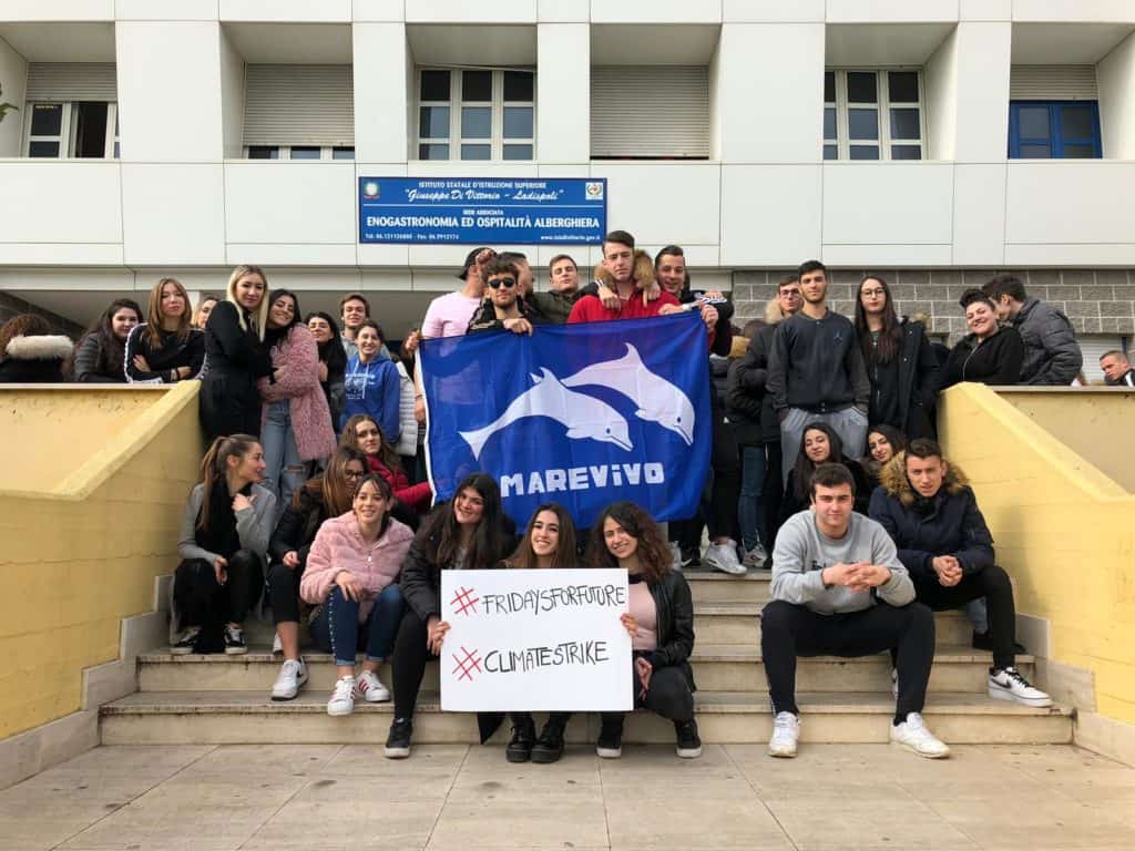 Marevivo per #fridaysforfuture: a Ladispoli si mobilitano gli studenti dell’Istituto Alberghiero