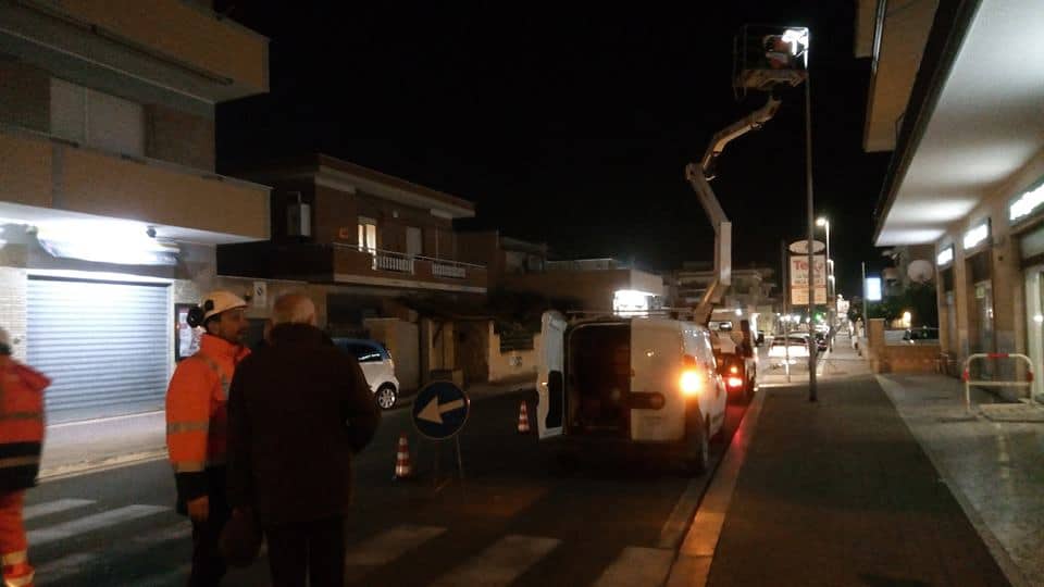 Fiumicino, al via la sostituzione di 9200 punti luce
