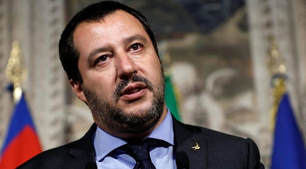 ministro Matteo Salvini Civitavecchia
