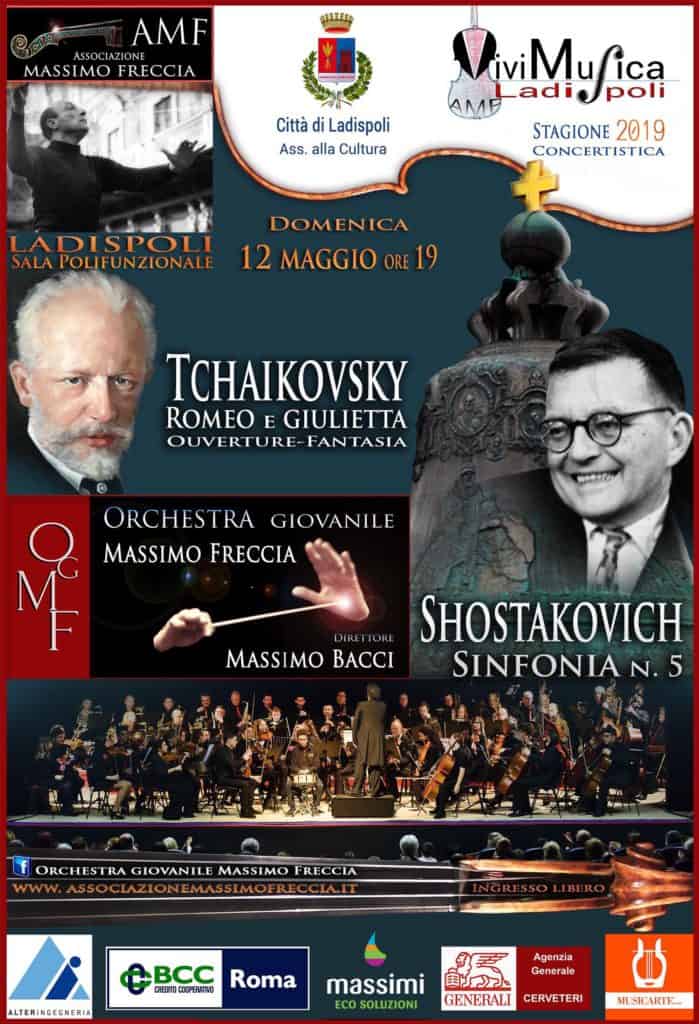 Ladispoli, alle 19.00 concerto sinfonico dell'Orchestra Giovanile Massimo Freccia