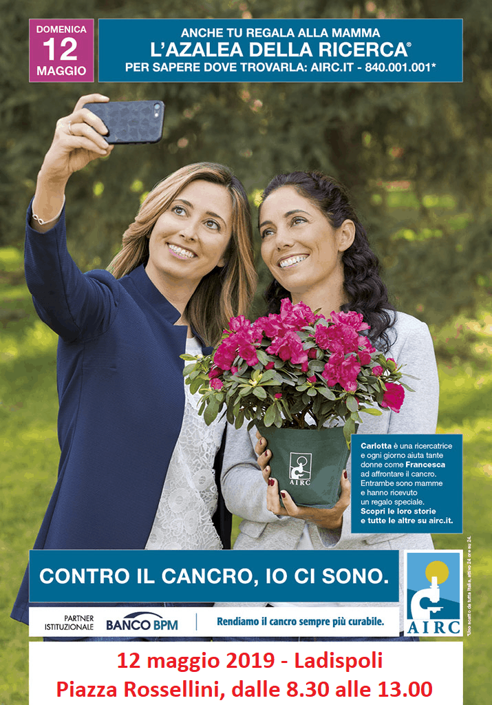 Ladispoli, in piazza Rossellini, torna l’Azalea della Ricerca