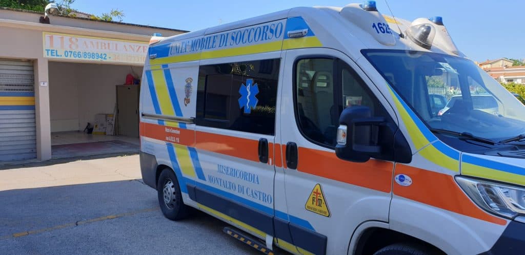 Una nuova ambulanza per il primo soccorso alla popolazione