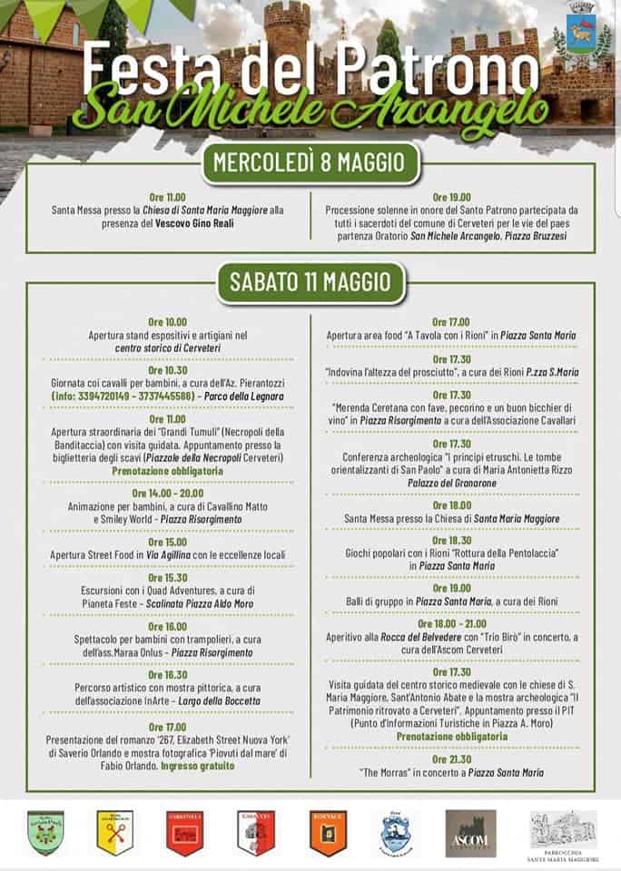 Cerveteri, festa di San Michele Arcangelo: il programma di oggi
