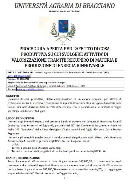Cupinoro, rifiuti: Università Agraria pubblica un bando: " Offesa ai cittadini"