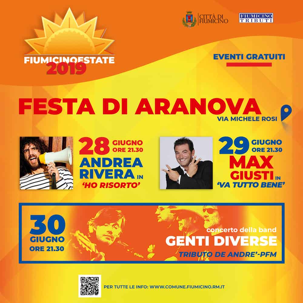 Anteprima Fiumicino Estate: tre giorni di festa ad Aranova