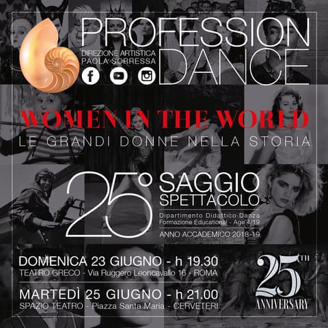 Due appuntamenti imperdibili per il nuovo saggio della "Profession Dance"