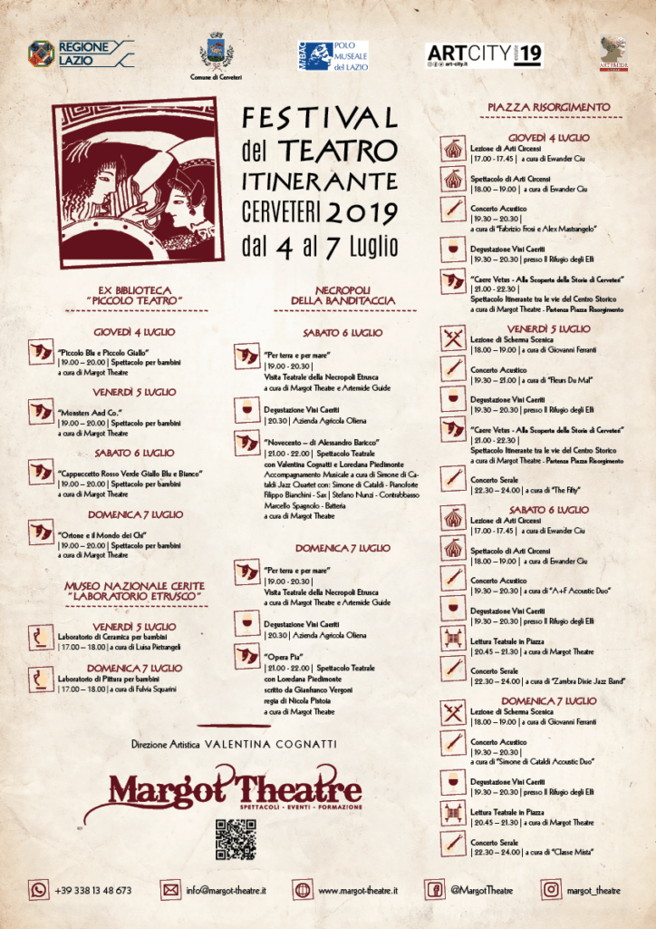 Cerveteri, arriva il Festival del Teatro Itinerante