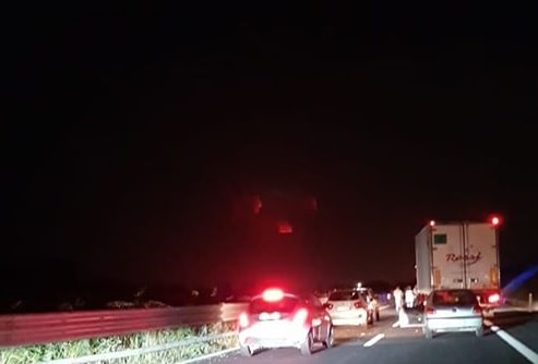 Nella notte brutto incidente sulla A12