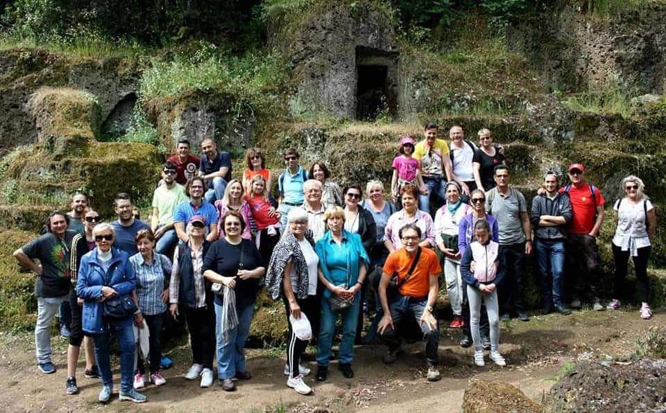 Cerveteri Lab, si è tenuta oggi la prima escursione del progetto