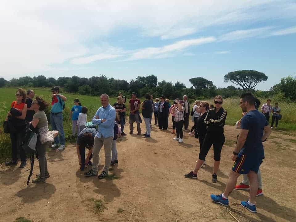 Cerveteri Lab, si è tenuta oggi la prima escursione del progetto