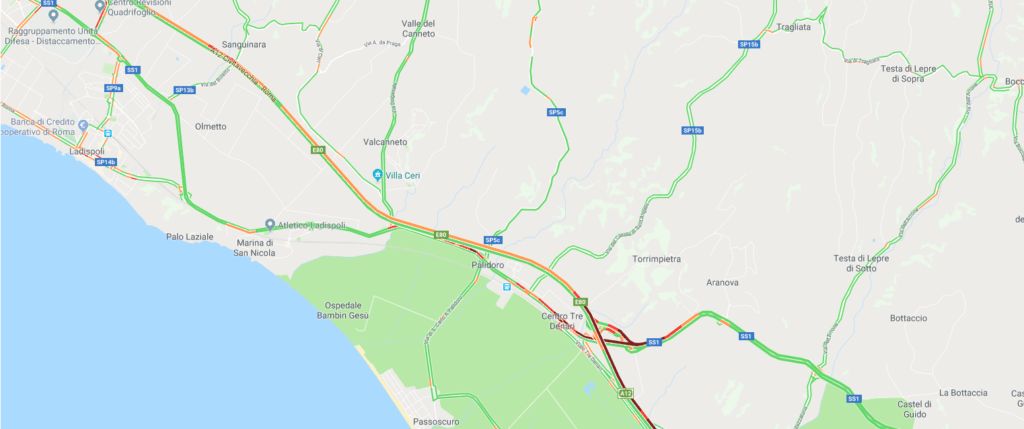 Weekend, lunghe code su Aurelia e A12 verso il litorale