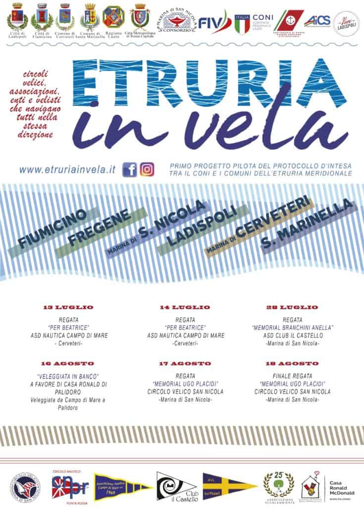 Tutto pronto per Etruria in vela 2019