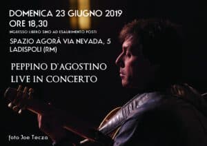 Ladispoli, Peppino Agostino Live in Concerto. Ingresso libero sino a posti in esaurimento