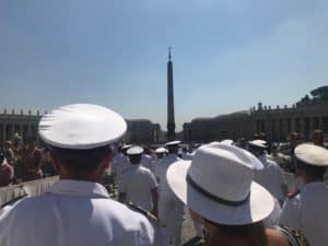 La Guardia Costiera del Lazio partecipa all'Udienza Generale con il Papa