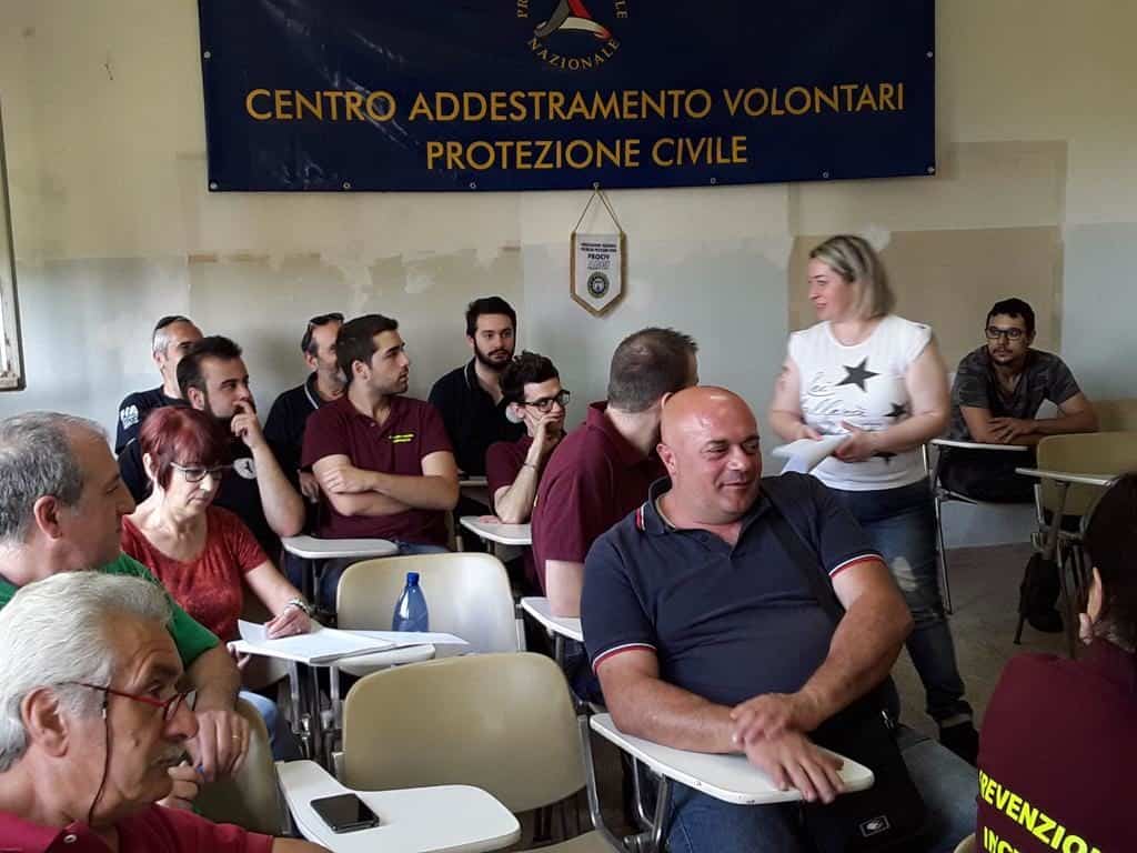 La Prociv La Fenice di Ladispoli a Narni per il corso antincendio ad alto rischio