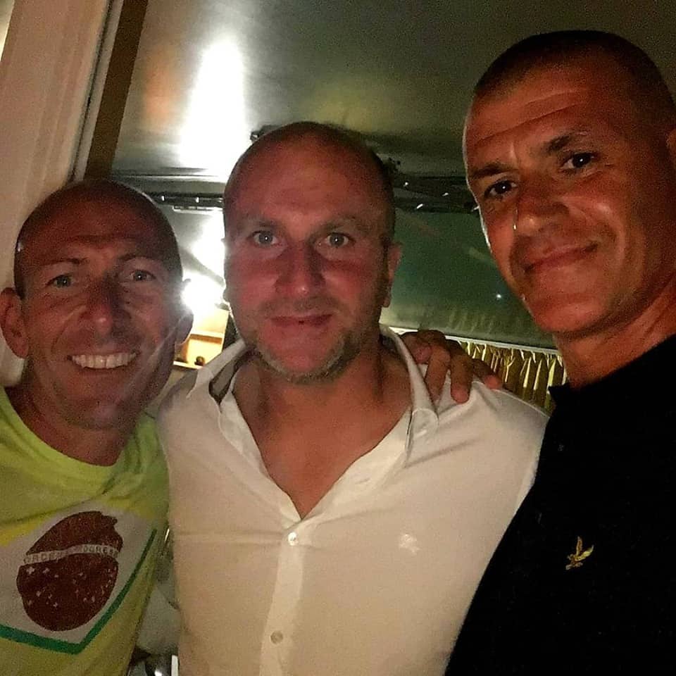 L'ex attaccante della Lazio Tommaso Rocchi festeggia il compleanno a Ladispoli