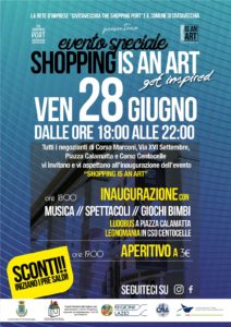 Civitavecchia, 'Shopping is an Art': oggi fino alle ore 22