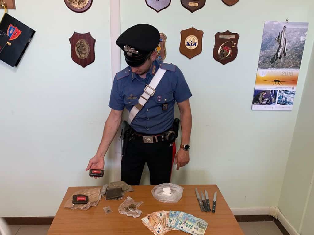 Controlli antidroga dei carabinieri, in manette 38enne pusher