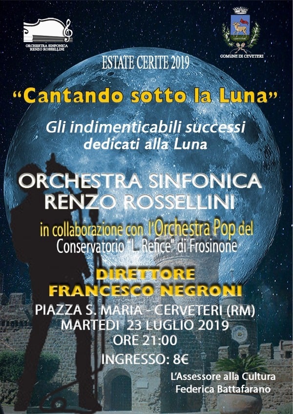 Cerveteri, stasera 'Cantando sotto la luna'