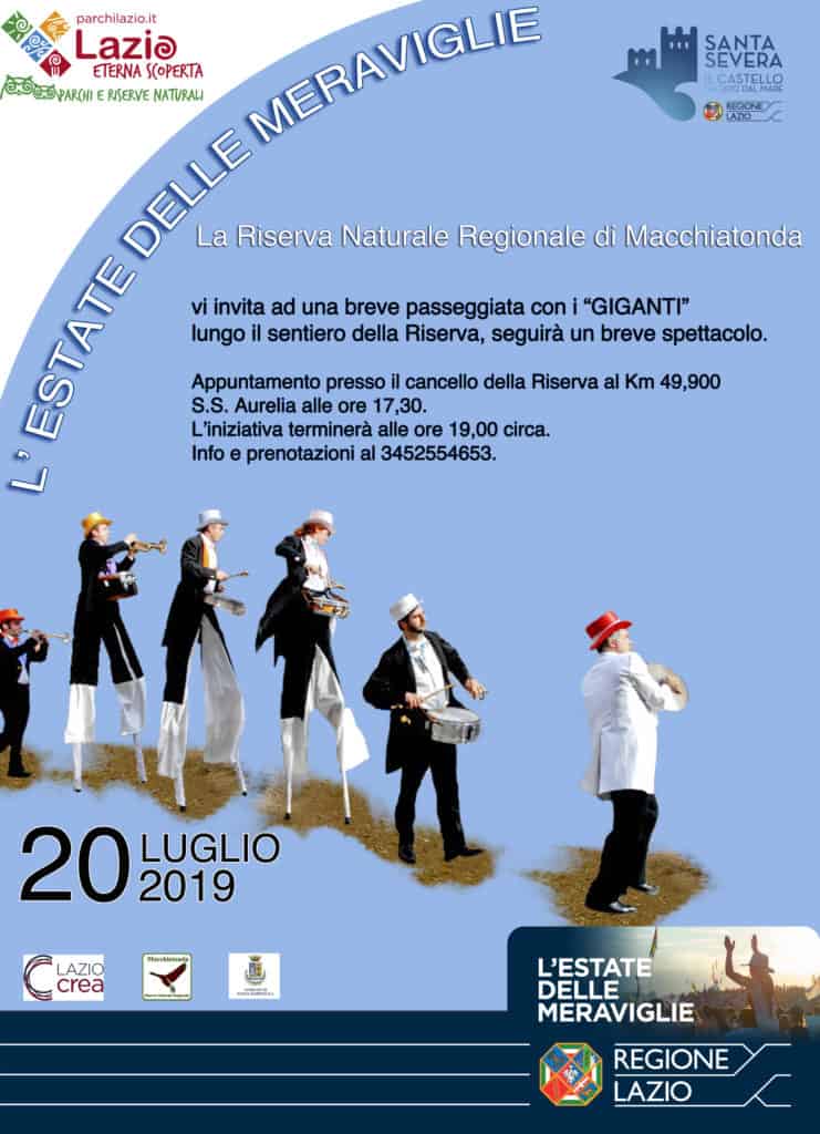 Una passeggiata con i "Giganti" a Macchiatonda