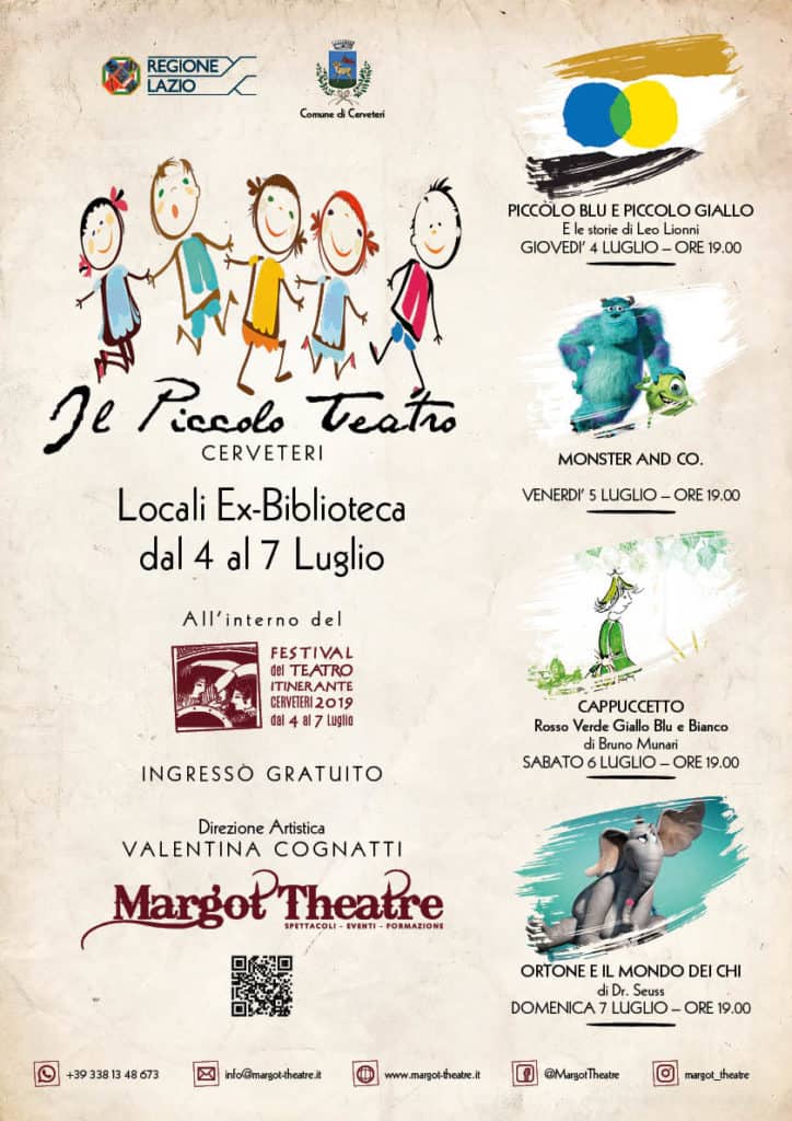 Cerveteri, tutto pronto per il "Festival del Teatro Itinerante"