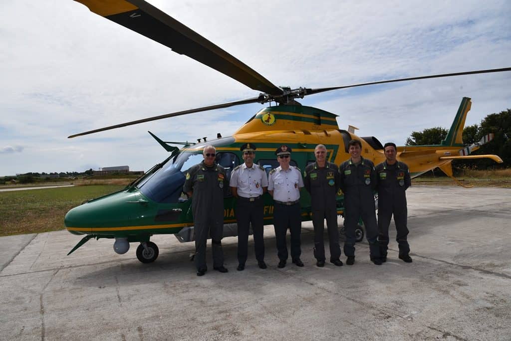 La visita del Comandante della GdF alla Sezione Aerea di Pratica di Mare