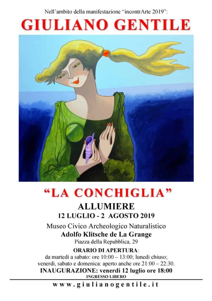 Allumiere, oggi l'inaugurazione della mostra di Giuliano Gentile