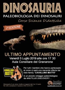 Cerveteri, Festa finale domani per 'Dinosauria – Paleobiologia dei Dinosauri'