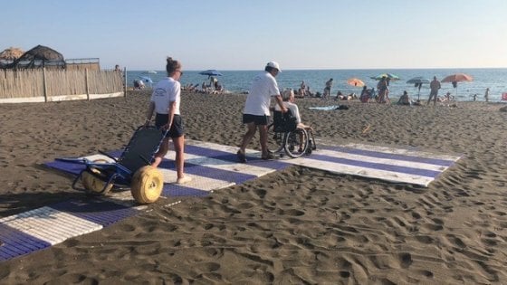 Cerveteri, spiagge pubbliche totalmente accessibili ai disabili