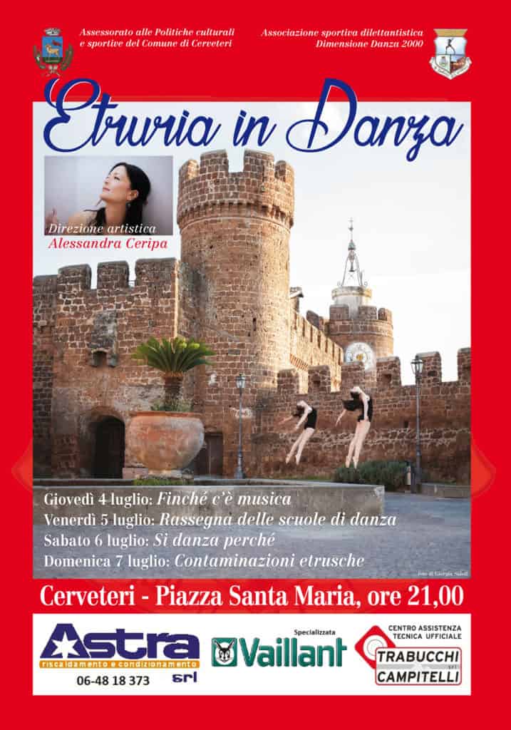 Etruria in danza: s'inizia con "Finché c'è musica"