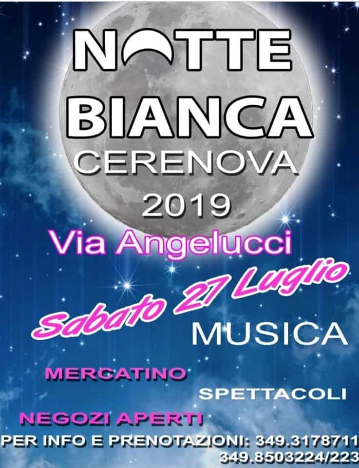 A Cerenova una notte bianca all'insegna del divertimento