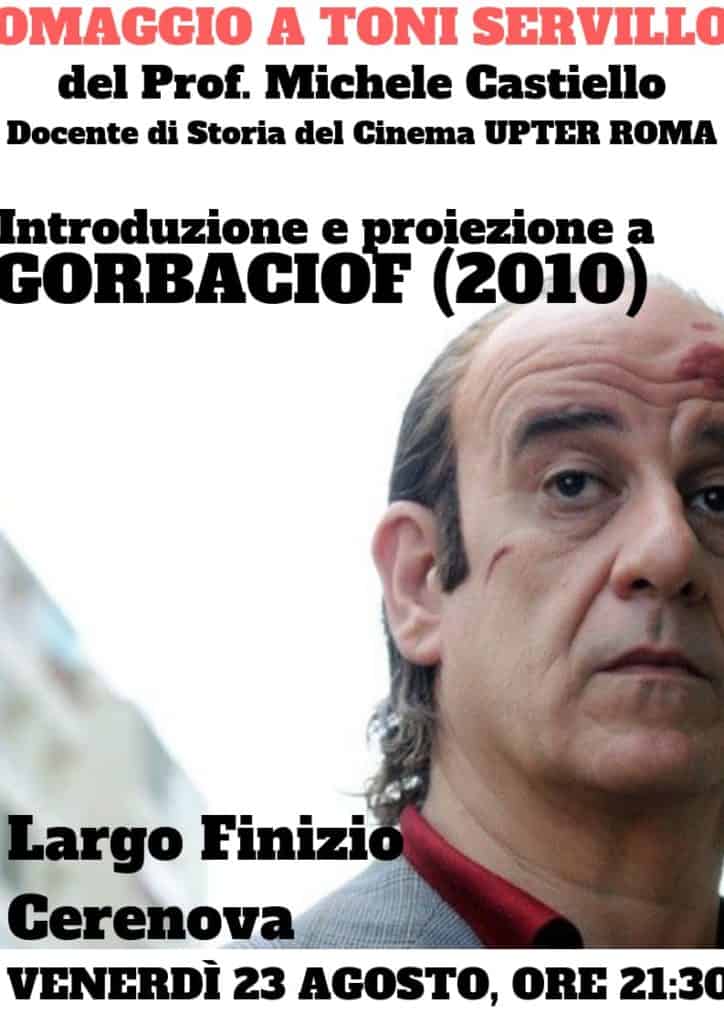 Cerenova, il professor Michele Castiello omaggia Toni Servillo con "Gorbaciof"