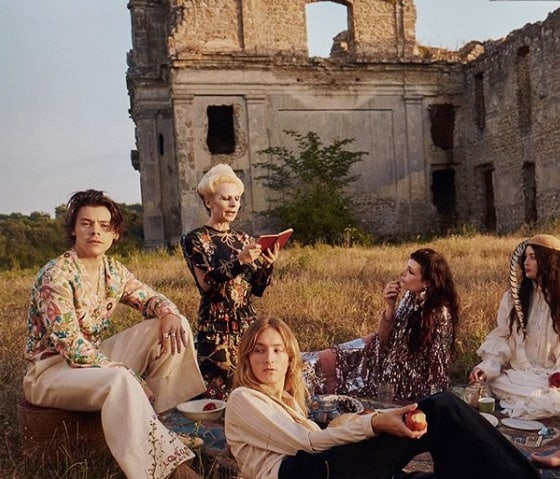 Canale Monterano per la campagna mondiale della nuova flagranza di Gucci