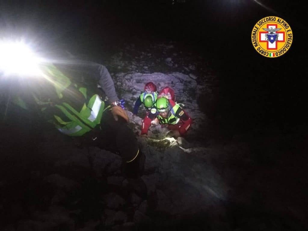 Alpinisti romani bloccati sul Gran Sasso