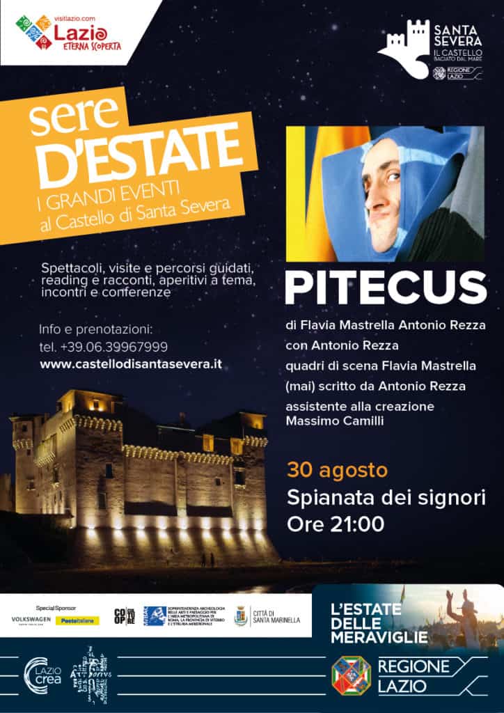 Sere d’estate: al Castello di Santa Severa il duo RezzaMastrella in PITECUS