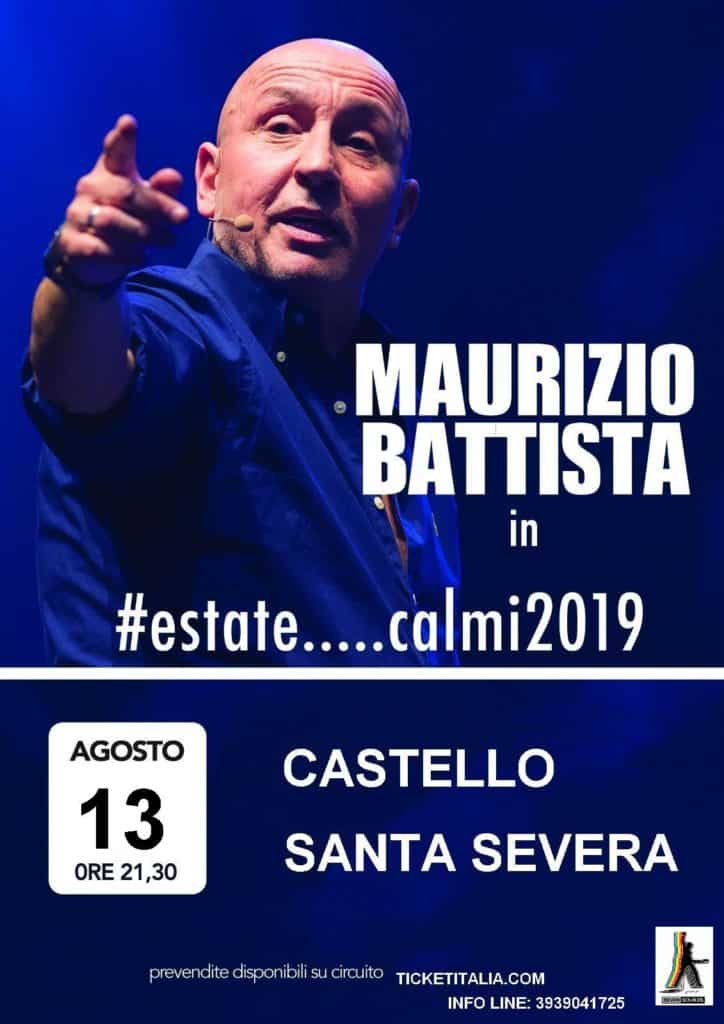 Sere d’estate al Castello di S. Severa: domani Maurizio Battista