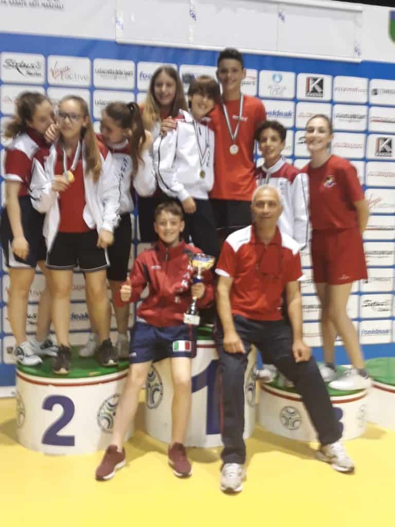 L’asd Team karate Ladispoli primeggia alle qualificazioni del Trofeo CONI