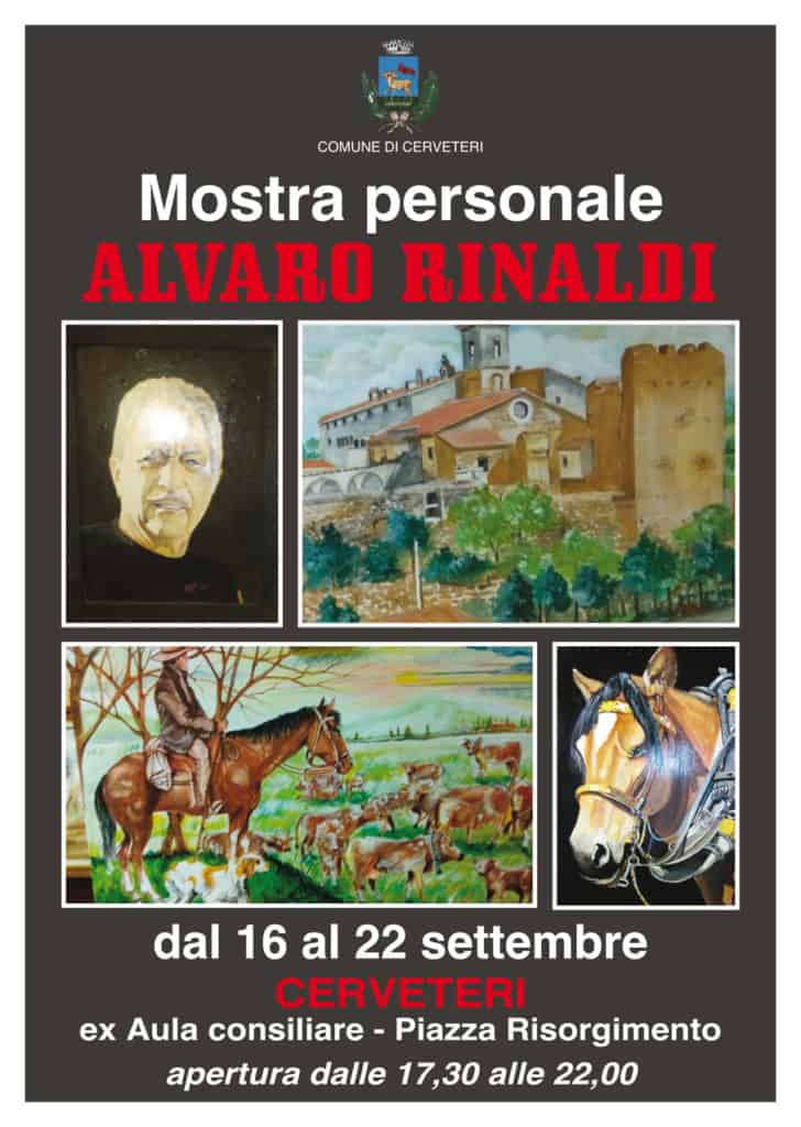 Cerveteri, arte: in piazza Risorgimento mostra personale di Alvaro Rinaldi