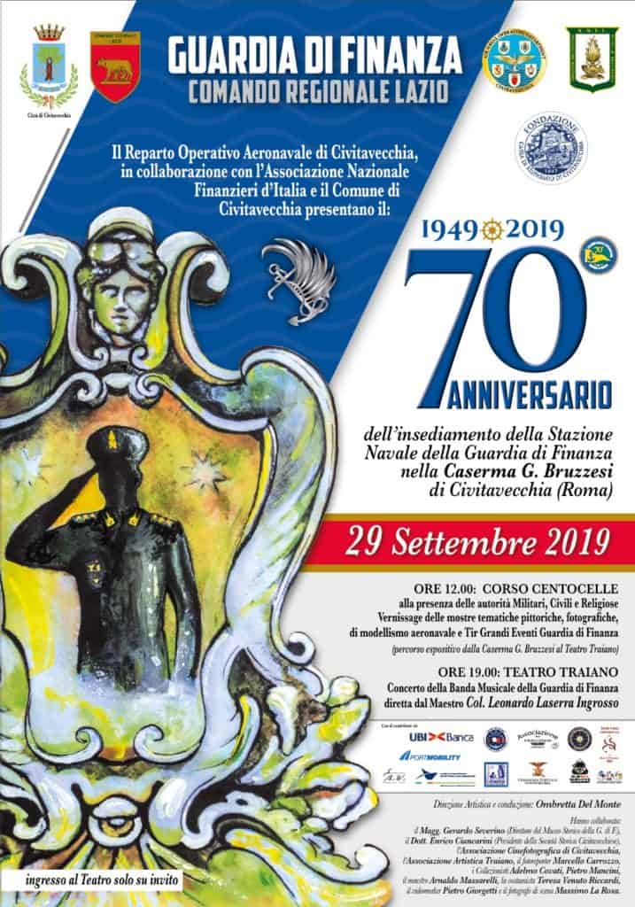 La città di Civitavecchia e la Stazione navale della Gdf: insieme da 70 anni