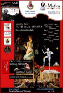 Ladispoli, 'Echi dall'Ombra' al Teatro Marco Vannini