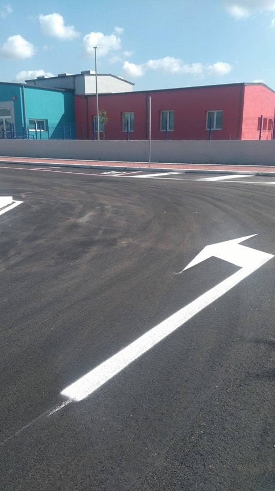 Fiumicino, terminato il parcheggio delle scuole di via Coni Zugna
