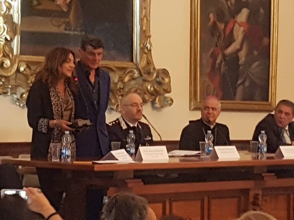 Marina e Valerio presenti al Premio Piersanti Mattarella