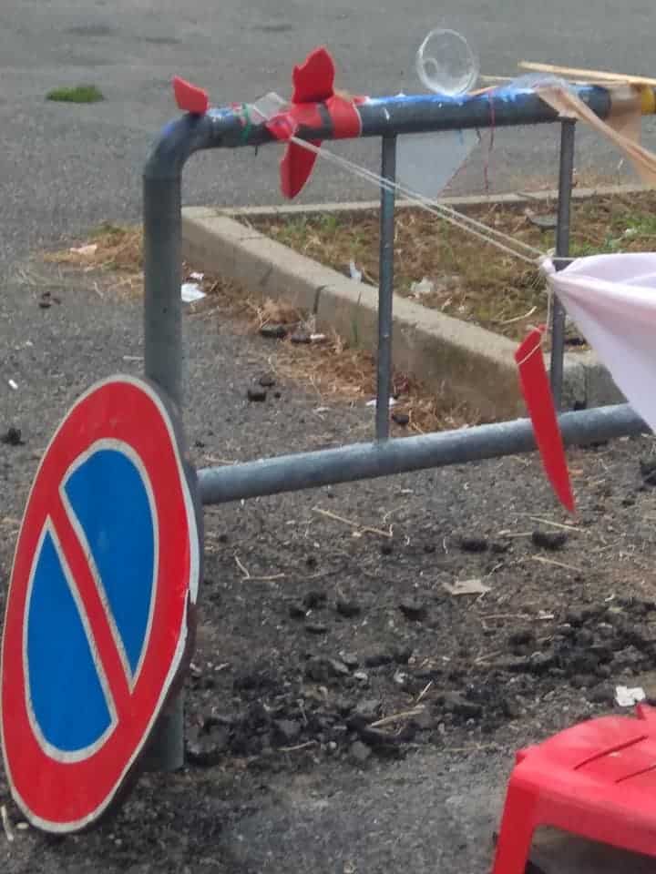 Cerenova, la piazza del mercato in condizioni di degrado (foto da social)