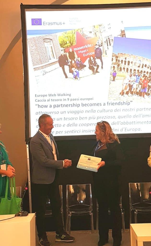 #Erasmusdays 2019: l'Istituto Comprensivo Cena di Cerveteri premiato