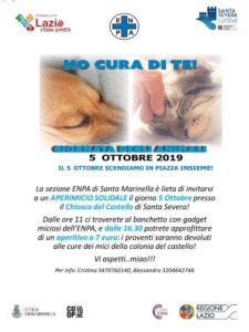 Al Castello di Santa Severa aperimicio solidale per la Giornata mondiale degli animali