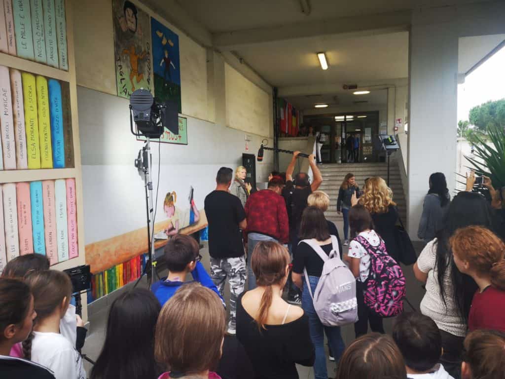 Ladispoli, la Melone si trasforma in set cinematografico