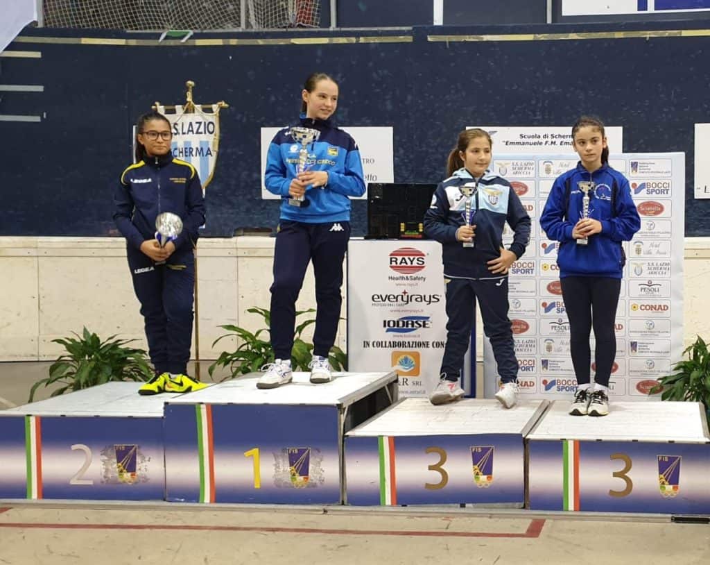 Etruria Scherma Cerveteri ai Campionati Interregionali di Ariccia
