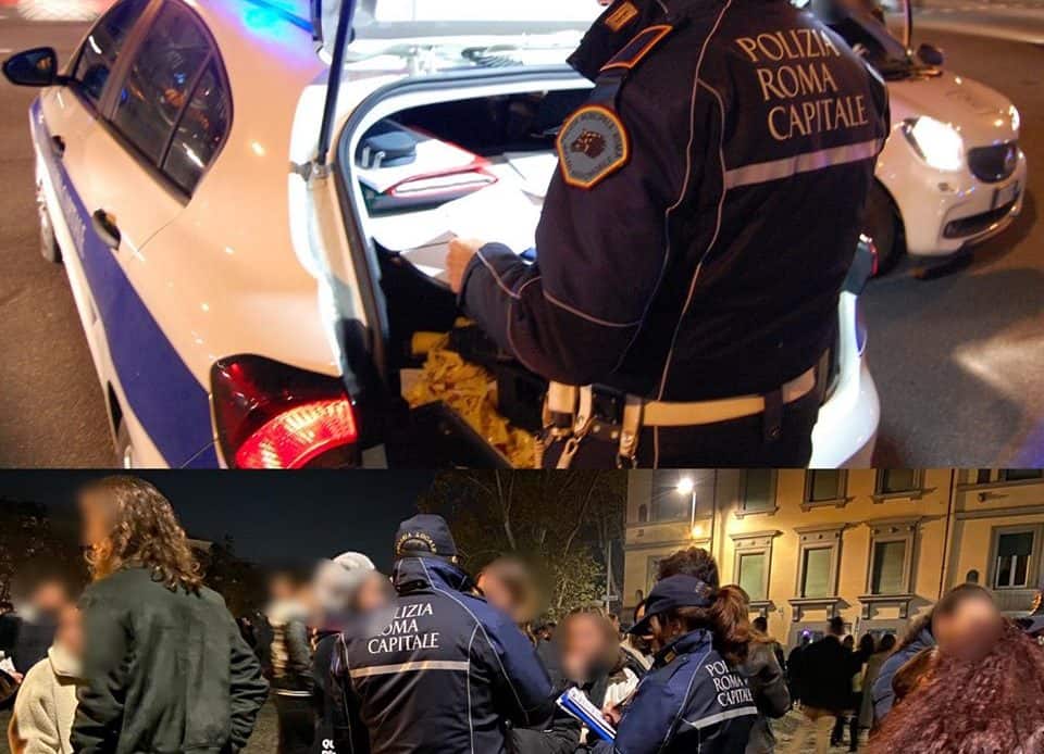 Controlli della Polizia locale, Raggi: "grazie agli agenti"