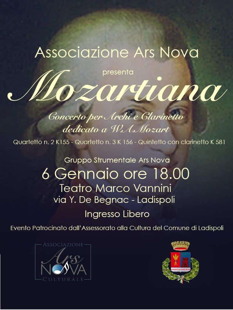 Ladispoli, concerto di archi e clarinetto