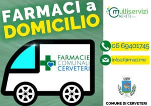 Coronavirus, Multiservizi Caerite rafforza il servizio di consegna farmaci a domicilio